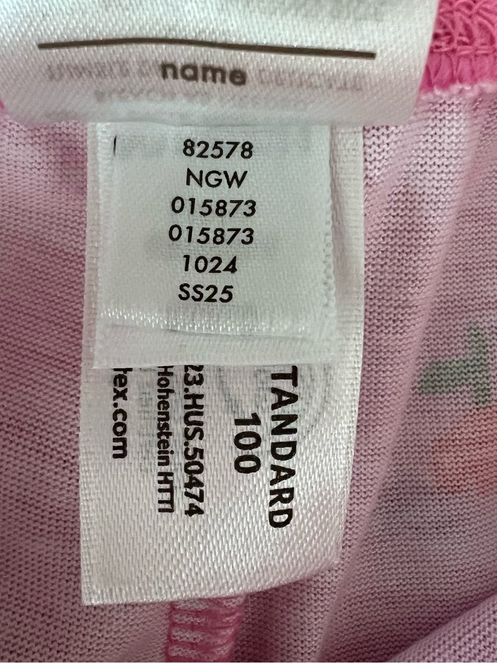 Hanna Andersson Pink/Red Tulip Two-Piece Pajama Set Size 5T NWOT! - Picture 4 of 5